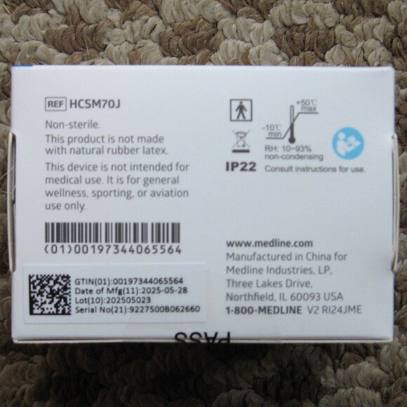 Medline Fingertip Pulse Oximeter - Picture 2 of 2